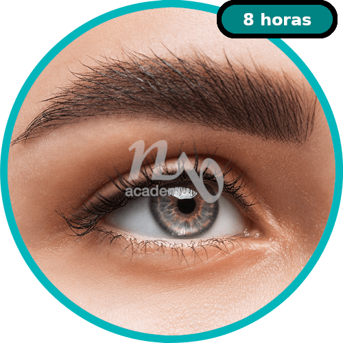 Laminación de cejas con diseño y tinte